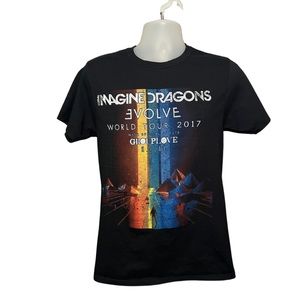 Imagine Dragons 2017 Evolve Tour Concert Short Sleeve Tee Shirt Small